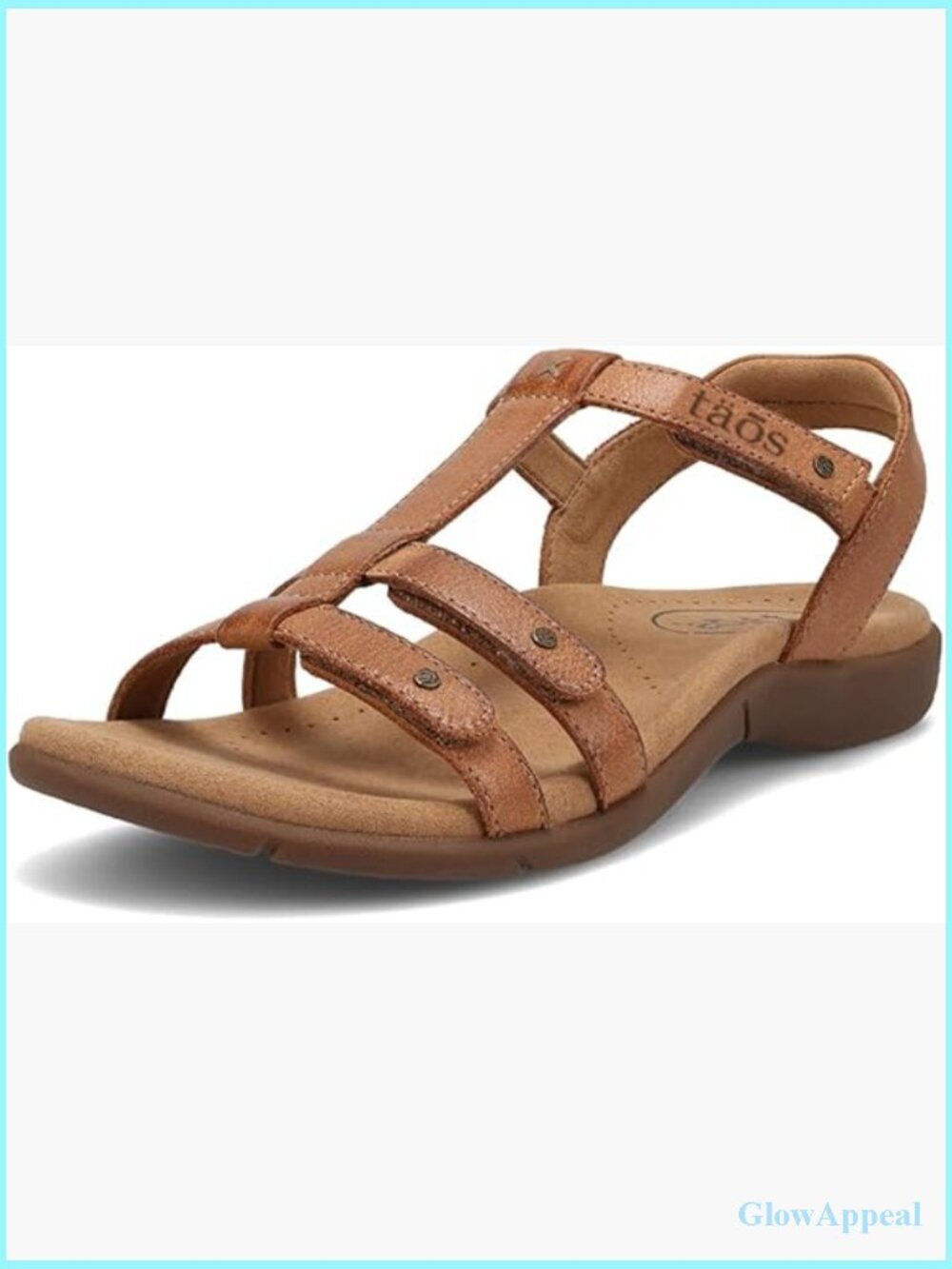 Women's Adjustable Leather Gladiator Sandal Comfort Arch Support